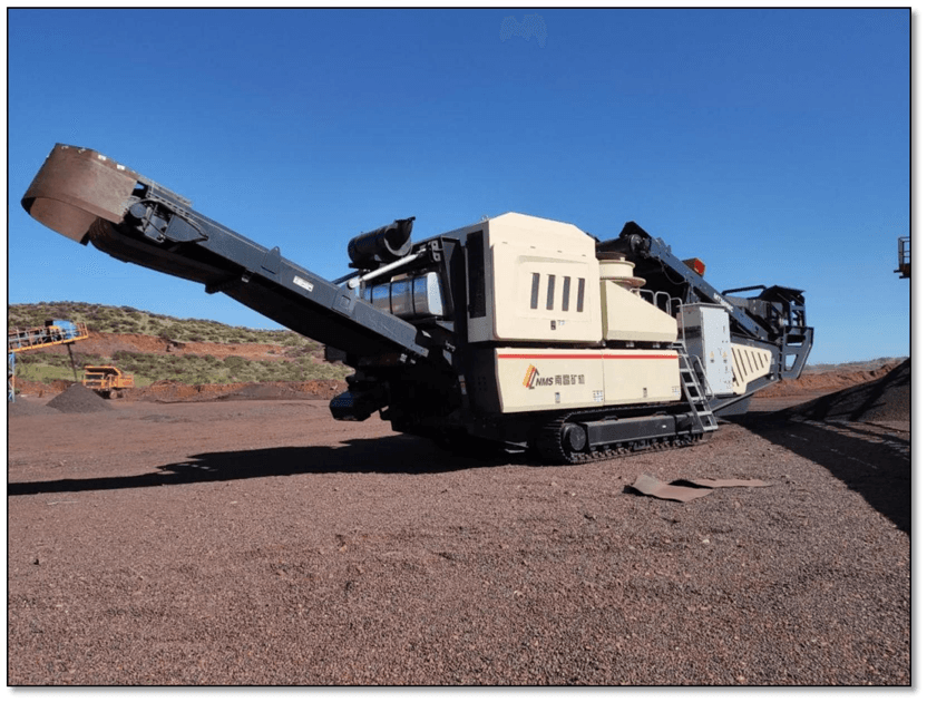 South African Manganese Ore Mobile Crushing Project