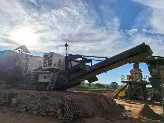Zimbabwe Gold Mining Mobile Crushing Project site image 2