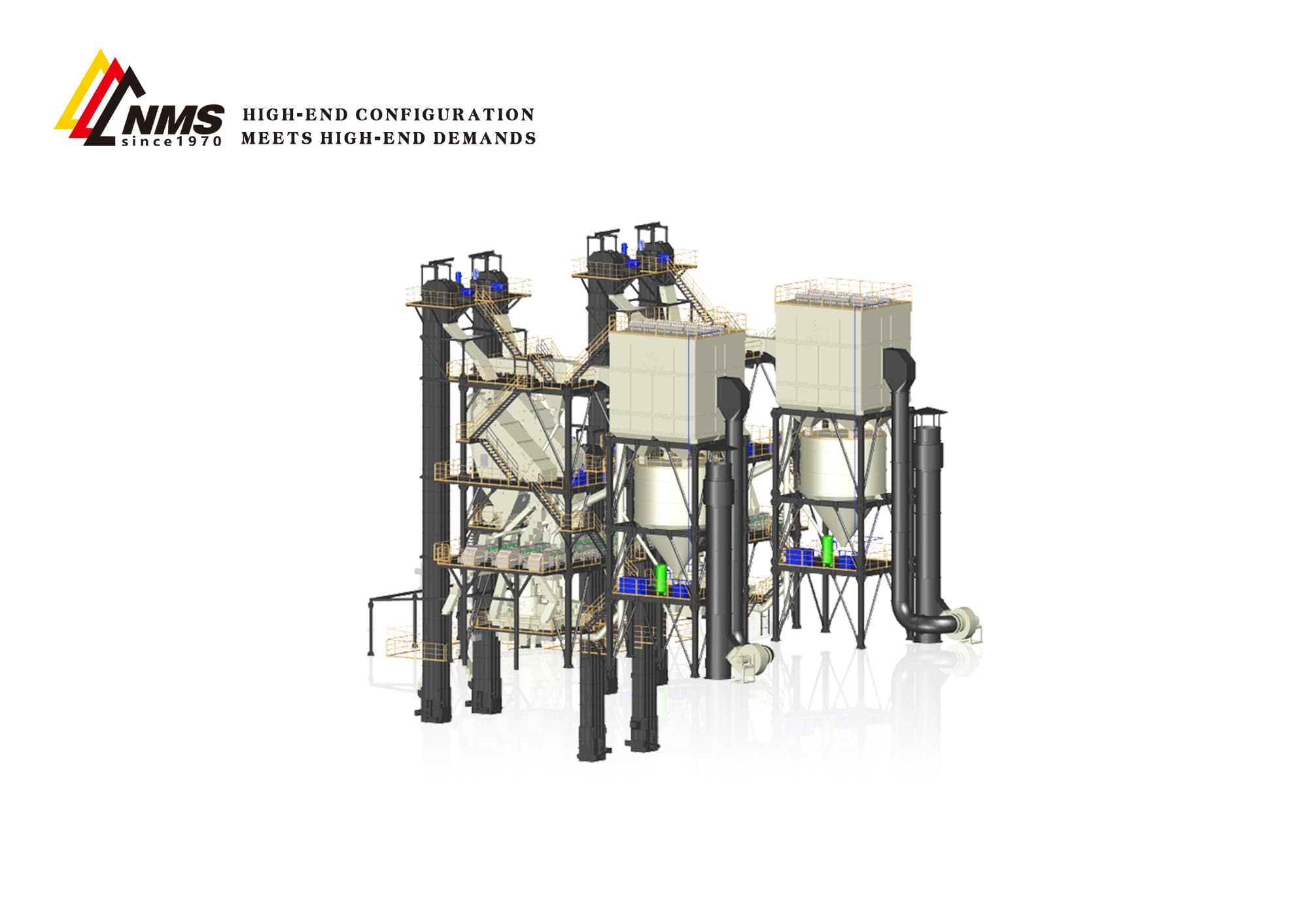MSP Sand-Making Plant - Integrated sand-making tower for efficient finished sand production.
