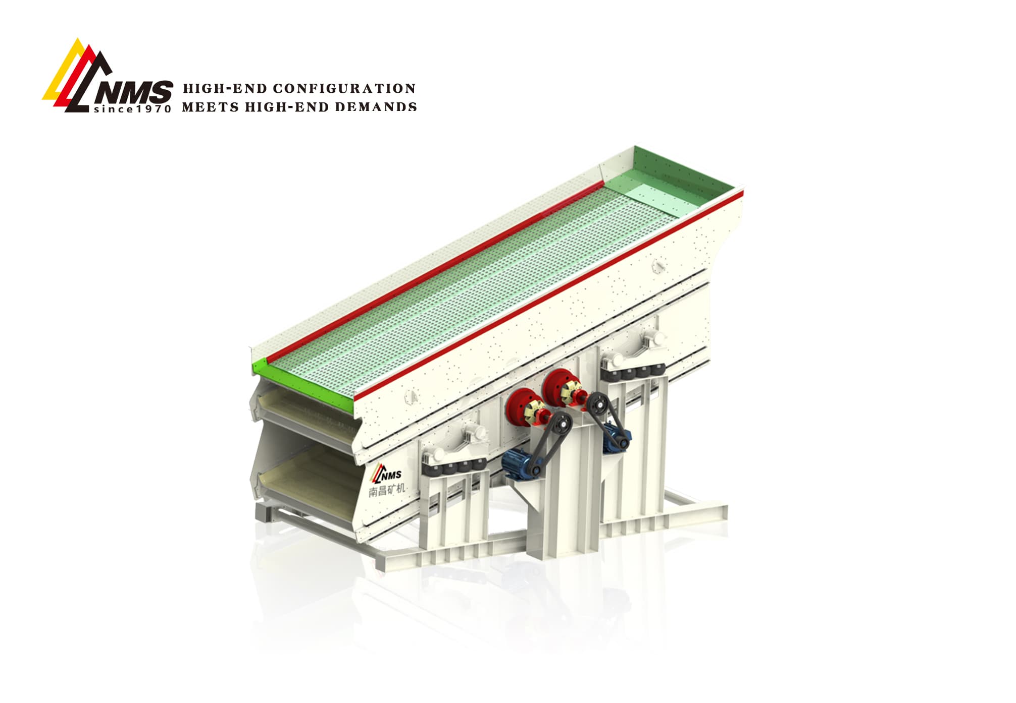 NFS Flip-Flow Screen - Flip-flow screening for sticky and wet materials that are difficult to classify.